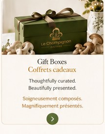 Luxury mushroom gift box